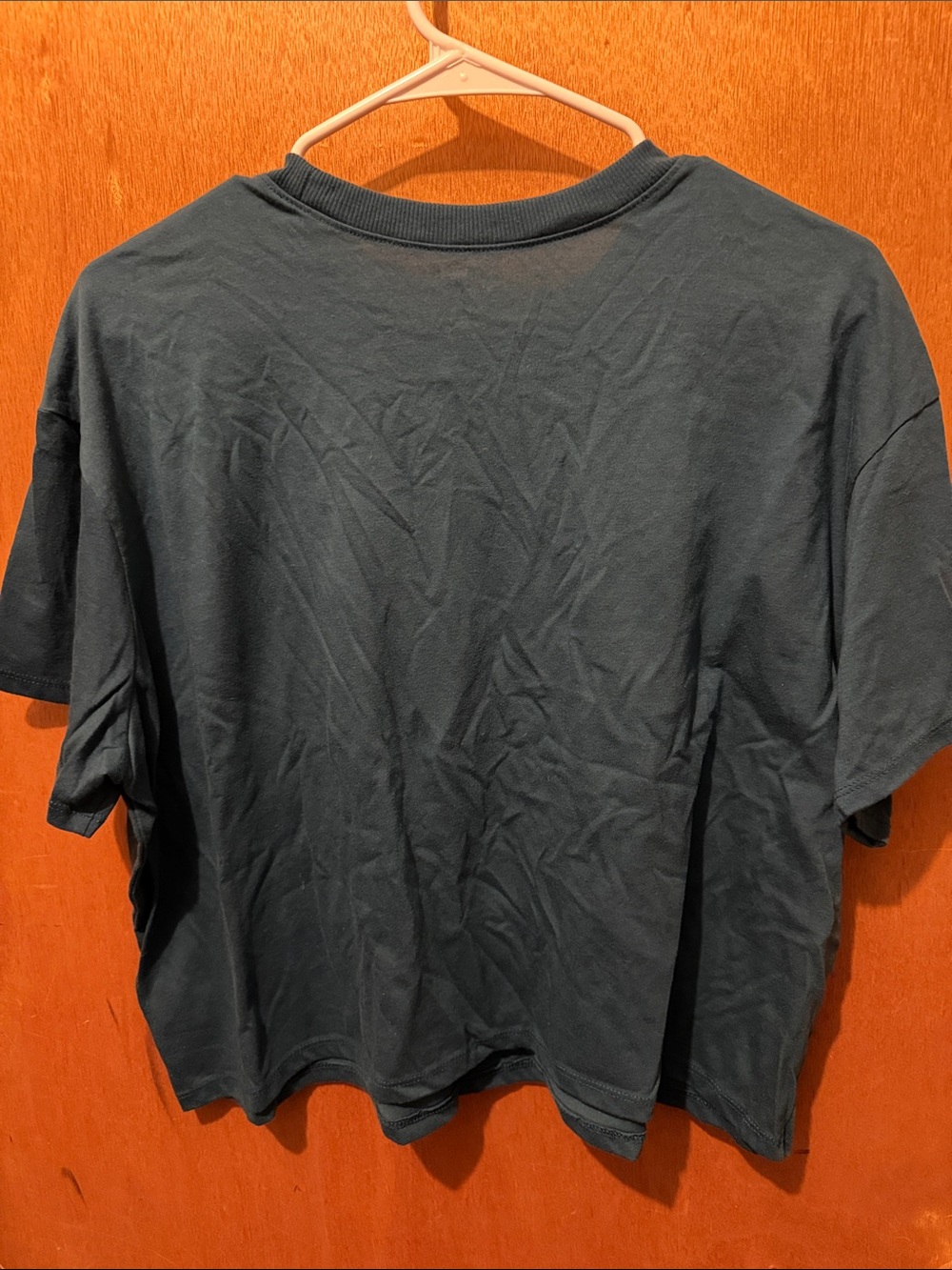 torrid Teal Blue Relaxed Fit Cropped Tee - Picture 2 of 4